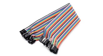Jumper flessibili  per Breadboard . Female to Female Soldress breadboard jumpers